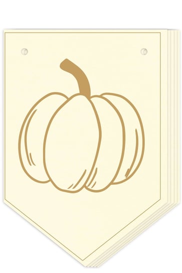 Banerek happy halloween - dynia, 10x15cm, 1kpl. P13