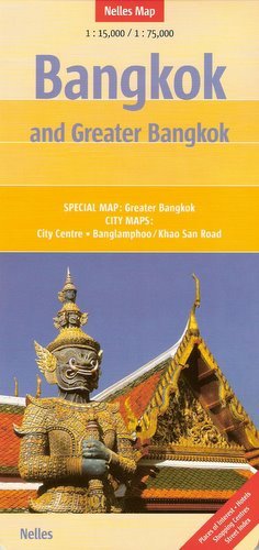 Bangkok. Mapa 1:15 000 / 1:75 000 Wydawnictwo Nelles