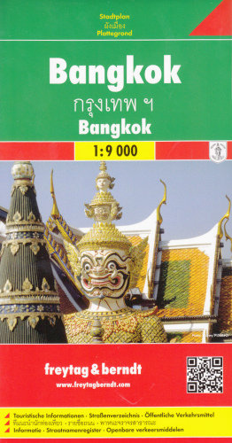 Bangkok. Mapa 1:9 000 Freytag & Berndt