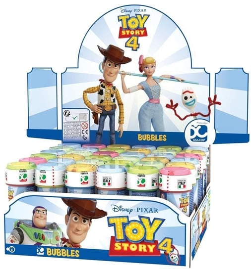 Bańki mydlane display 36 szt 60 ml Toy Story 4 Dulcop