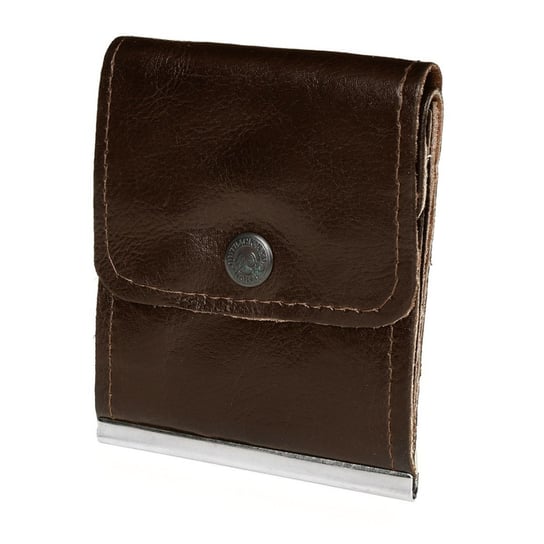 Banknotówka portfel brązowy etui na pieniądze retro uniseks skórzane G65 brązowy, beżowy Beltimore