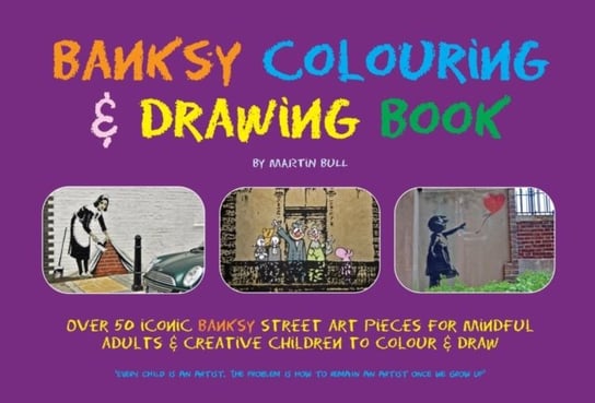 Banksy Colouring & Drawing Book Bull Martin