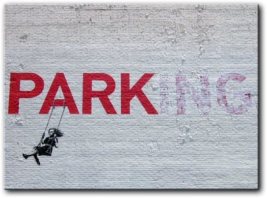 BANKSY,  OBRAZ PARKING - PR02401 PRINTORAMA