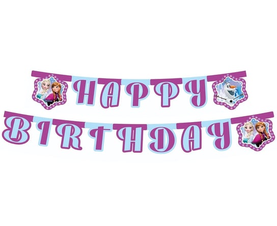 Banner, Kraina Lodu, Happy Birthday Procos