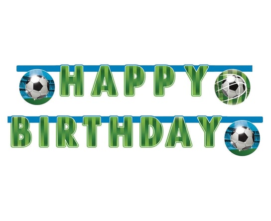 Banner "Soccer Fans - Happy Birthday" Procos