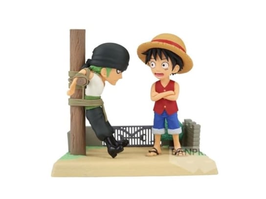 Banpresto Luffy & Zoro One Piece World Kolekcjonerskie historie z bali Figurka 7 cm BP88504 Wielokolorowy Inna marka