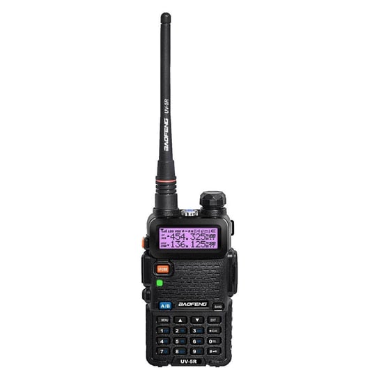 Baofeng UV-5R 5W dwupasmowy radiotelefon (duobander) 2m + 70cm w kolorze czarnym Baofeng