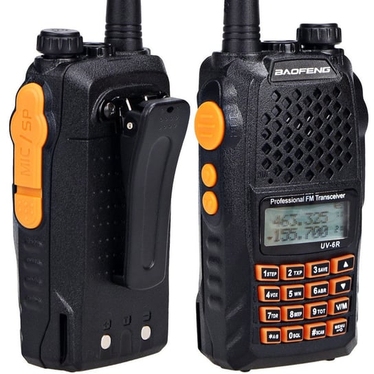 Baofeng UV-6R 5W dwupasmowy radiotelefon (duobander) 2m i 70cm Baofeng