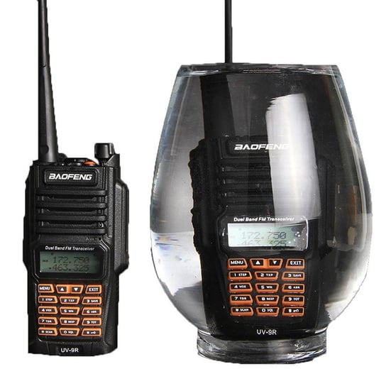 Baofeng UV-9R 5W kurzo- i wodoodporny (IP57) radiotelefon dwupasmowy (2m/70cm) Loomis Apple Ranch