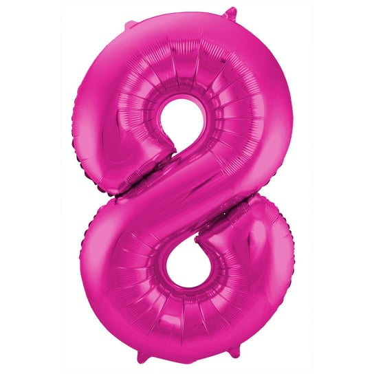 Baon cyfra 80cm różowa hot pink fuksja - 8 del-sol