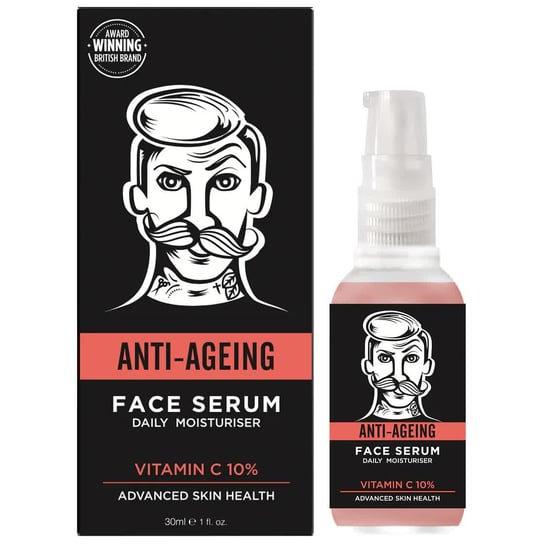 Barber Pro Anti-ageing serum - serum przeciwzmarszczkowe do twarzy z witaminą C, 30ml Inna marka
