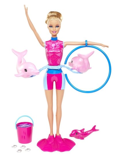 Barbie Bądź kim chcesz, lalka Trenerka delfinów, X8380 Barbie