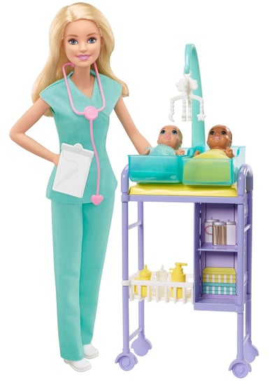 Barbie, Bądź kim chcesz, zestaw, lalka Pediatra Barbie