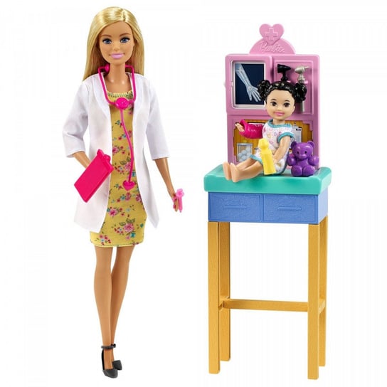Barbie, Bądź kim chcesz, zestaw, lalka pediatra Barbie