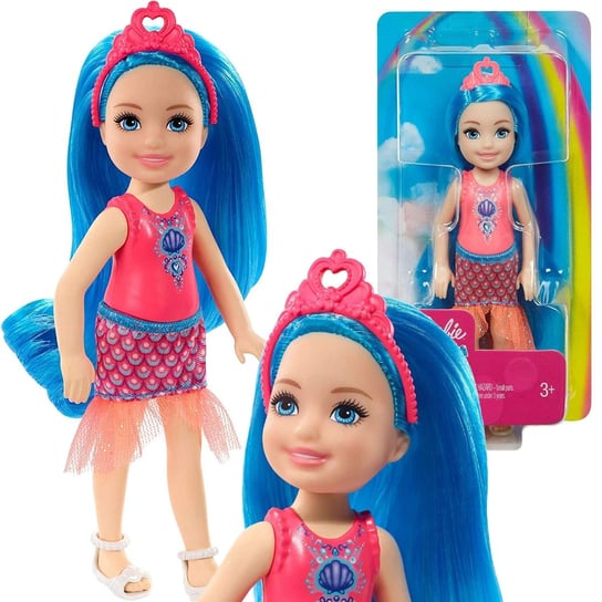 Barbie Chelsea Dreamtopia lalka syrenka dziewczynka 15 cm Mattel