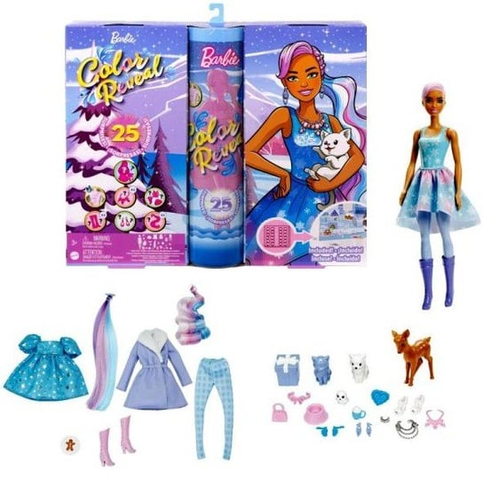 Barbie Color Reveal Kalendarz adwentowy Barbie