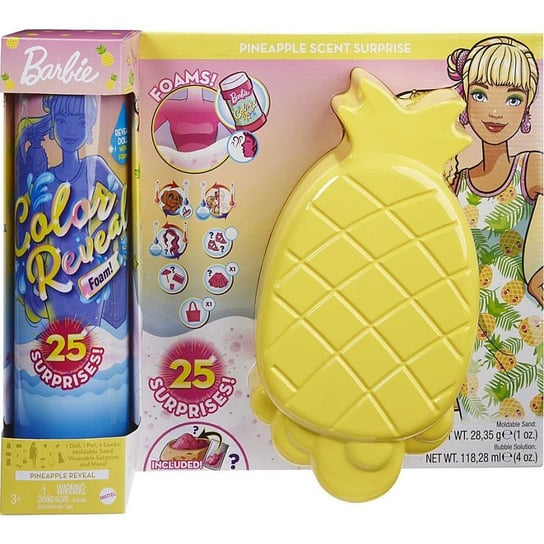 Barbie Color Reveal Lalka Piana Ananas Pachnąca niespodzianka Barbie