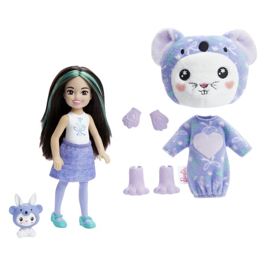 Barbie Cutie Reveal Chelsea Lalka Króliczek-Koala Seria KostiuMalezja Zwierzaczki Mattel