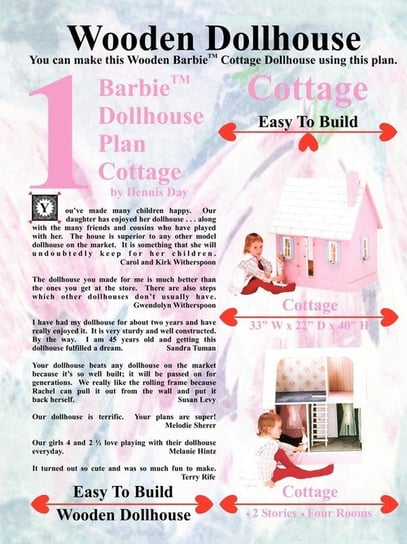 Barbie Dollhouse Plan Cottage Dennis Day
