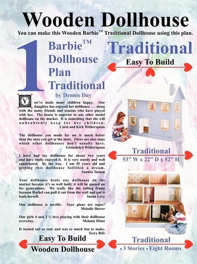 Barbie Dollhouse Plan Traditional Dennis Day