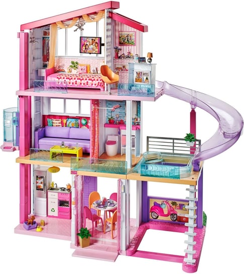 Barbie, domek dla lalek, zestaw, FHY73 Barbie