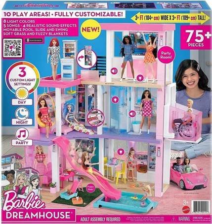 Barbie DreamHouse Deluxe Domek dla lalek Barbie