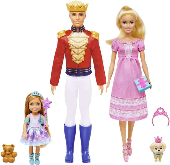 Barbie Dziadek do Orzechów Zestaw lalek rodzinka Mattel