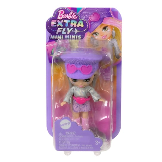 Barbie Extra Fly Mini Minis, lalka, Hippie, Hpn07 Barbie