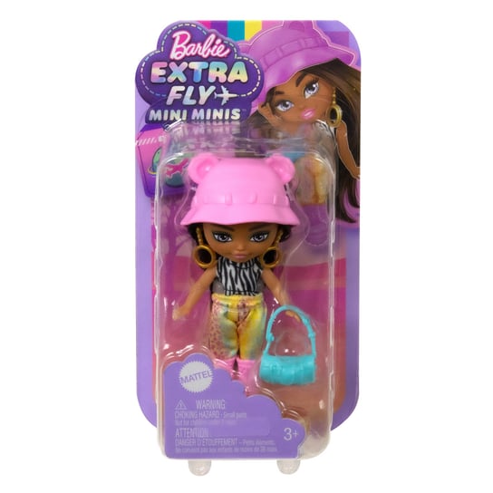 Barbie Extra Fly Mini Minis, lalka, Safari, Hpt57 Barbie