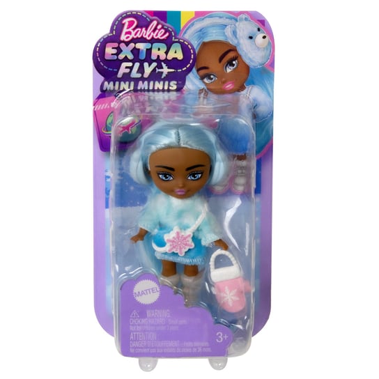 Barbie Extra Fly Mini Minis, lalka, Zimowa, Hpn08 Barbie