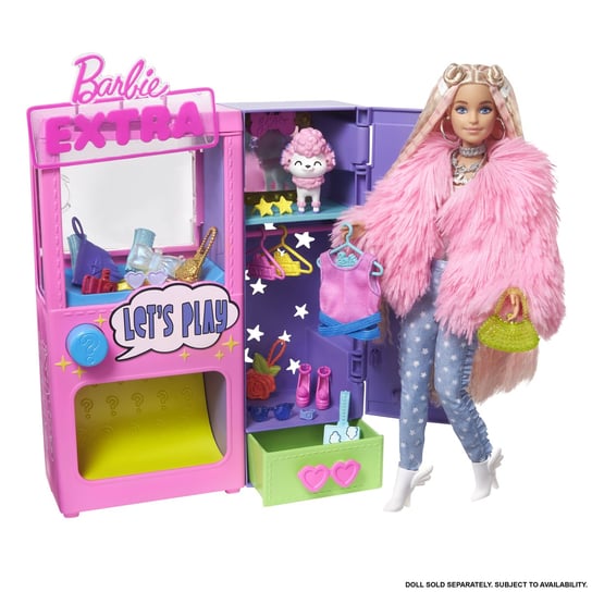 Barbie, EXTRA, KREATOR STYLU, szafa buty torebki, HFG75 Barbie