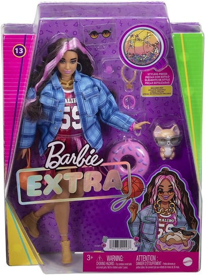 Barbie, Extra Moda, lalka z akcesoriami, HDJ46 Barbie