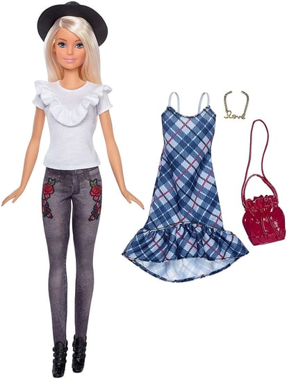 Barbie Fashionistas, lalka i ubranka, FJF67/FJF68 Barbie