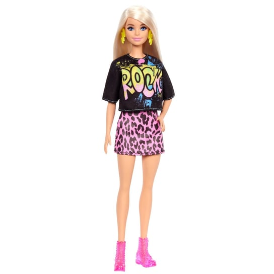 Barbie Fashionistas Lalka Modna przyjaciółka Rockowy t-shirt/Blond włosy Barbie