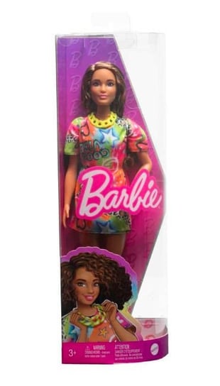 Barbie Fashionistas, Lalka, sukienka w graffiti Barbie