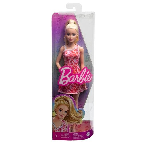 Barbie Fashionistas, lalka w sukience w kwiatki, Hjt02 Barbie