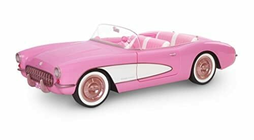 Barbie Filmowy Kabriolet Deluxe Hpk02 - Różowe Auto Corvette Z Białymi Oponami" Barbie