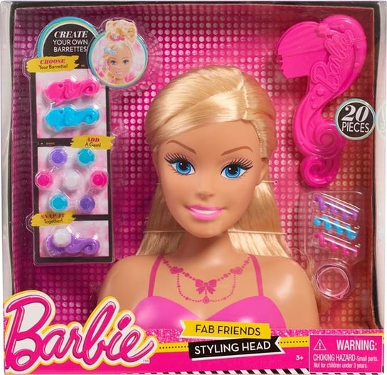 Barbie Glam Party Głowa do stylizacji Barbie