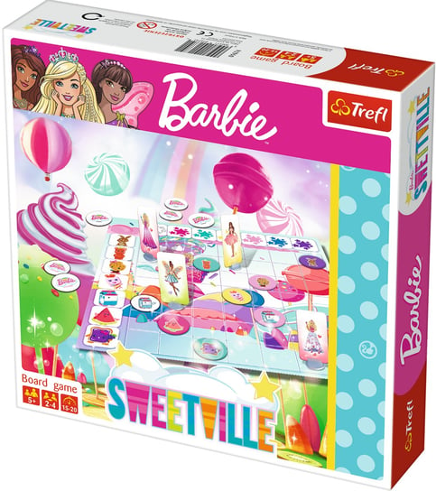 Barbie, gra Towarzyska Kraina Słodkości Trefl