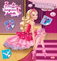 Barbie i magiczne baletki. Kolorowanka - naklejanka Opracowanie zbiorowe