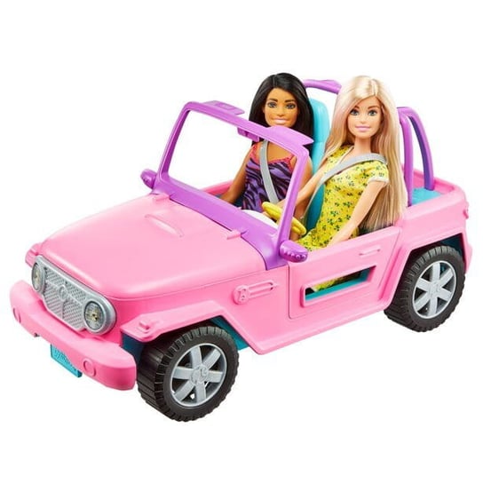 Barbie Jeep Auto Terenowe + 2 Lalki GVK02 Barbie