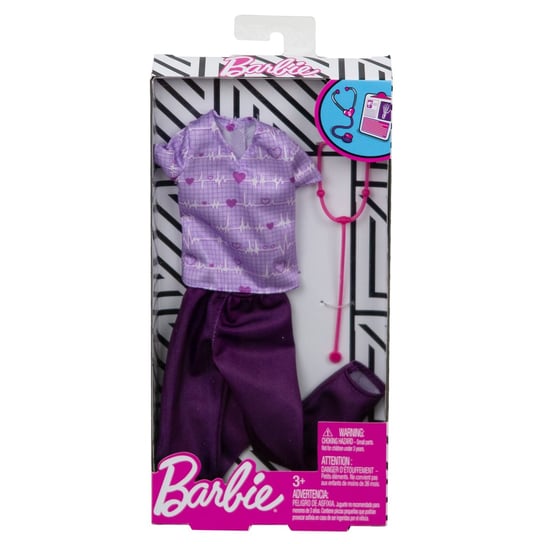 Barbie, Kariera, zestaw ubranek- lekarka , FYW87/FXH96 Barbie