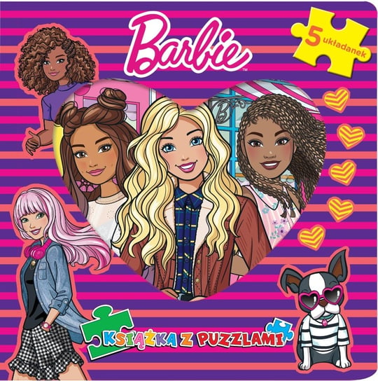 Barbie Książka z Puzzlami Media Service Zawada Sp. z o.o.