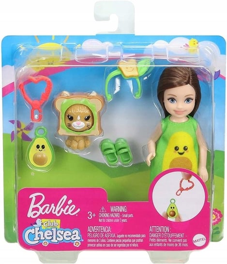 Barbie Lalka Chelsea W Kostiumie Awokado Gjw33 Mattel