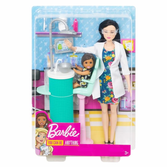 Barbie, lalka Dentystka, zestaw Barbie