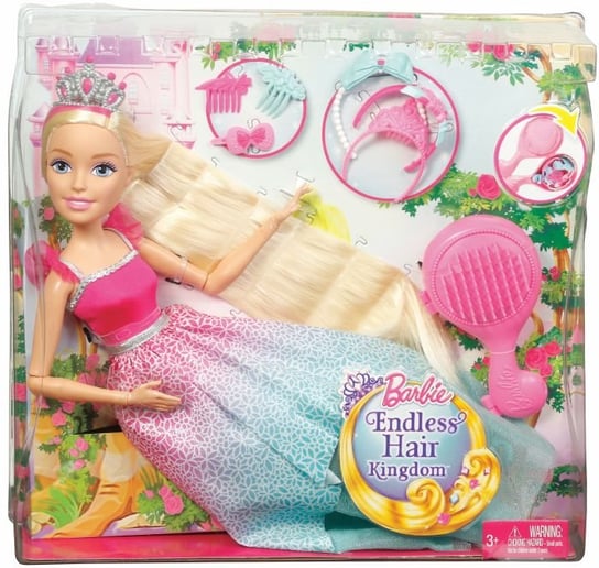 Barbie, lalka Długowłosa, 43 cm Barbie