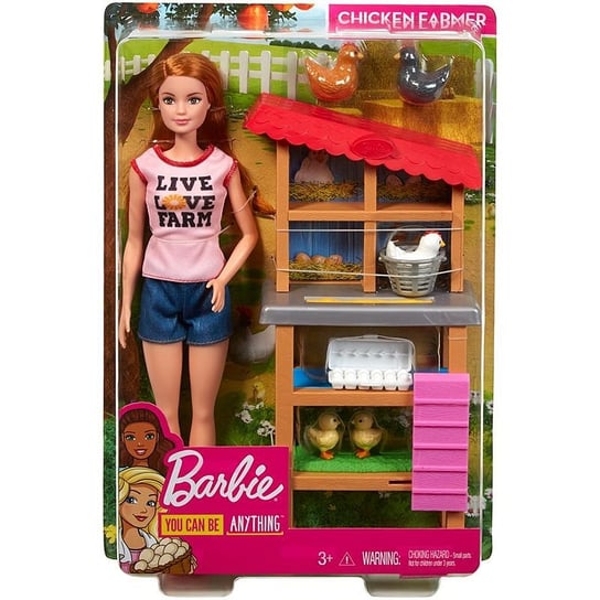 Barbie, lalka Farmerka, zestaw, DHB63/FXP15 Barbie