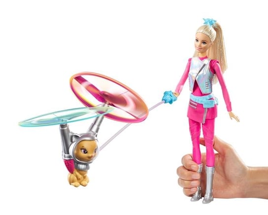 Barbie, lalka Gwiezdna Przygoda Barbie i latający kotek Barbie