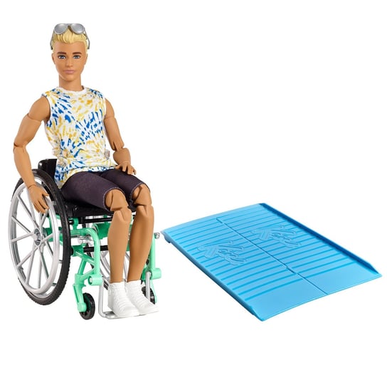 Barbie, lalka Ken na wózku Barbie