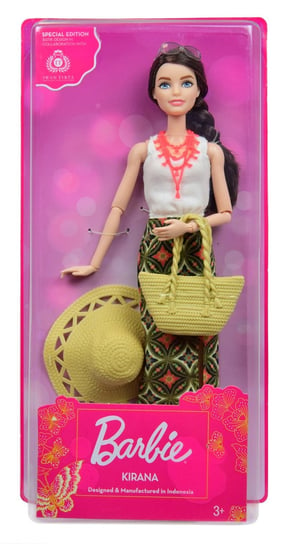 Barbie, lalka kolekcjonerska Kirana Iwan Tirta strój dzienny batik Barbie